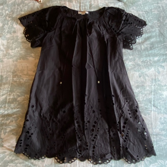 MICHAEL Michael Kors Eyelet Black Dress - Picture 4 of 11